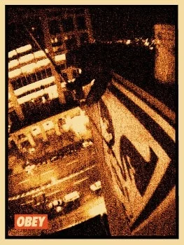 189. Tokyo Roof, 2001 - Obey Giant (Shepard Fairey)  