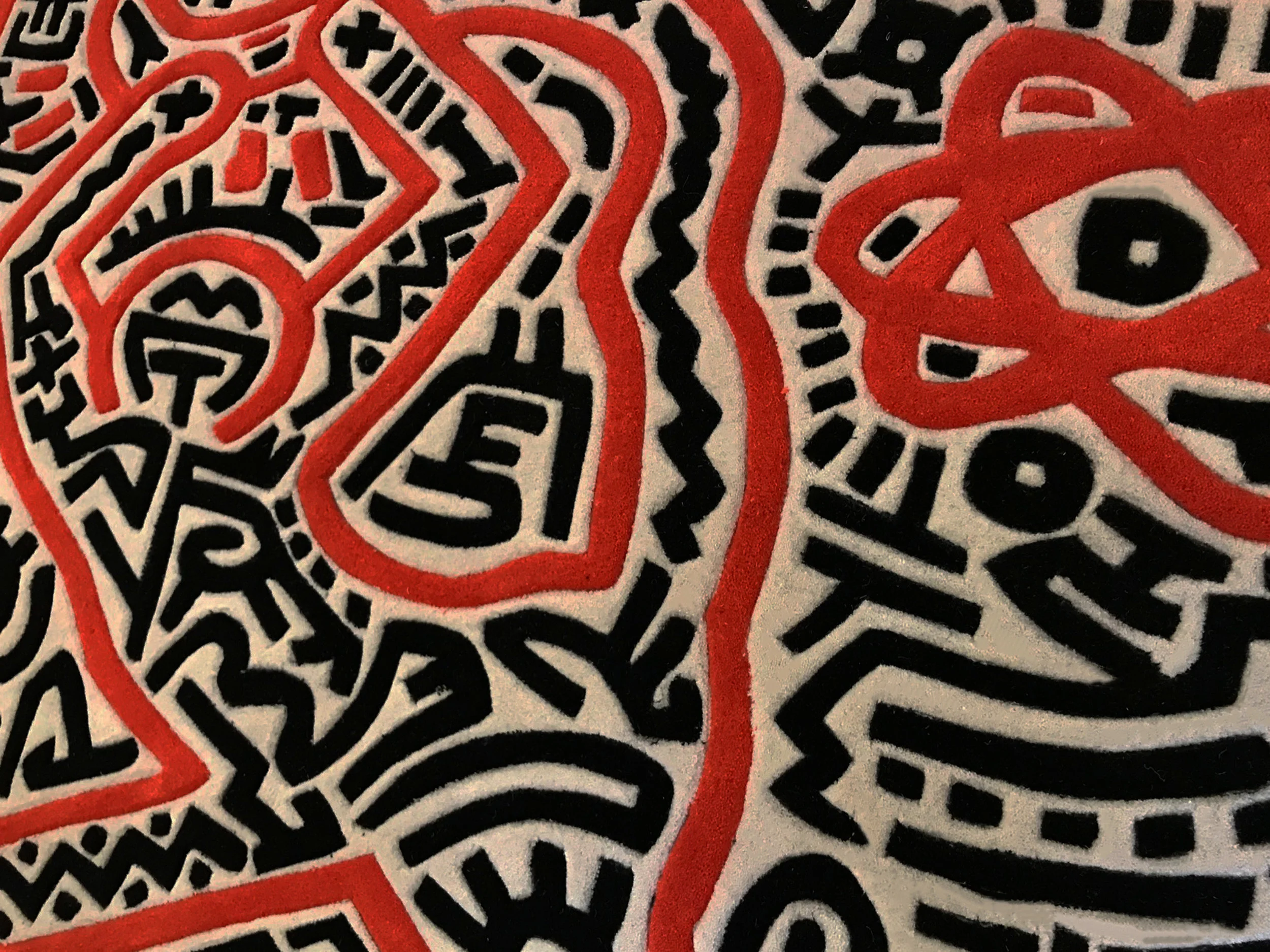 23. Carpet Untitled 1 - Keith Haring