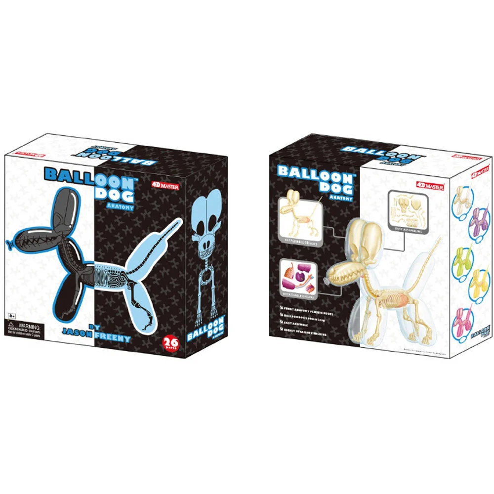 207. Balloon Dog - Metallic Black Balloon - Jason Freeny