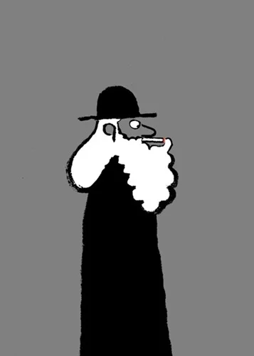 209. L'ermite - Jean Jullien