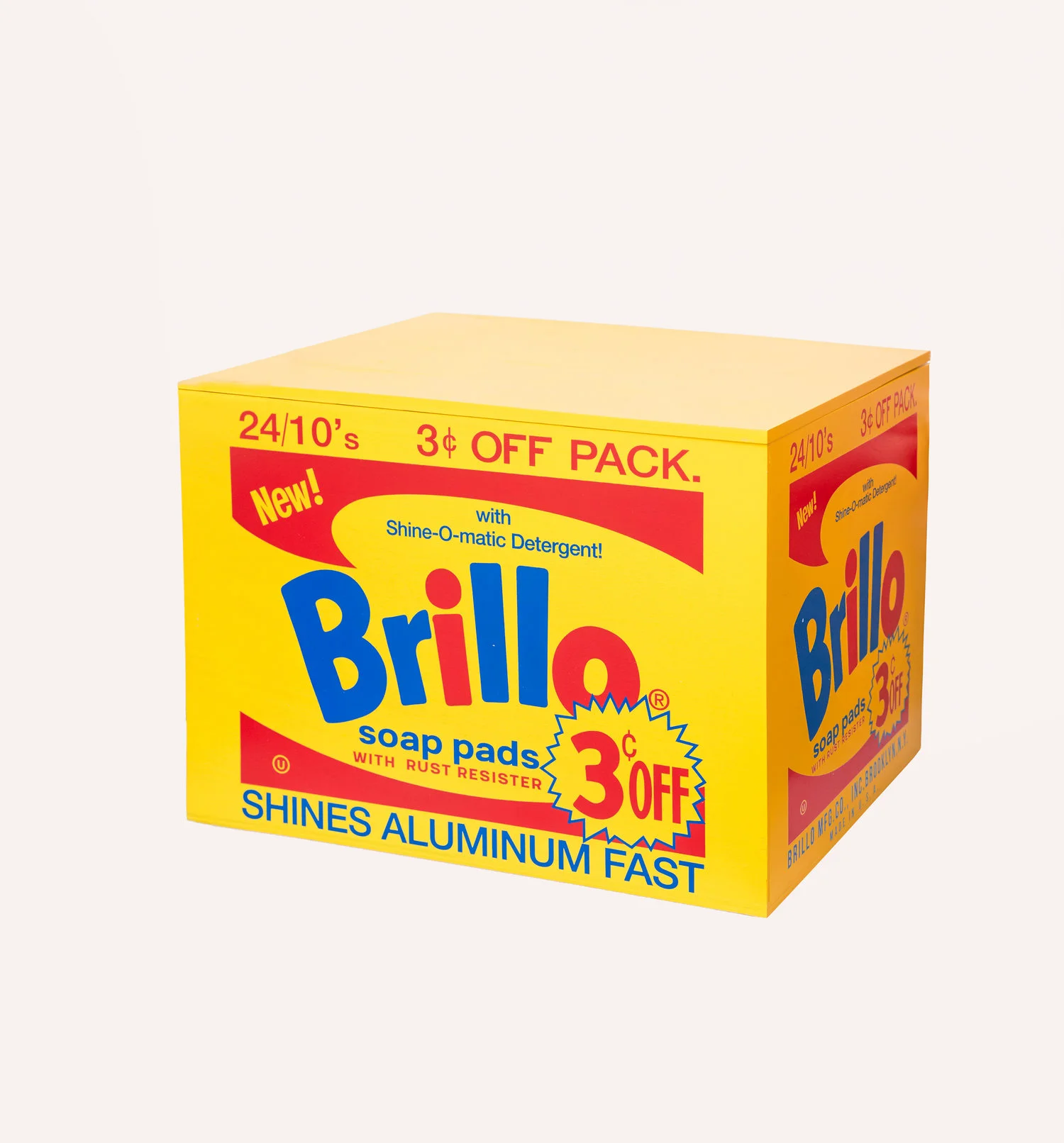 11. Brillo Box Yellow - Andy (after) Warhol