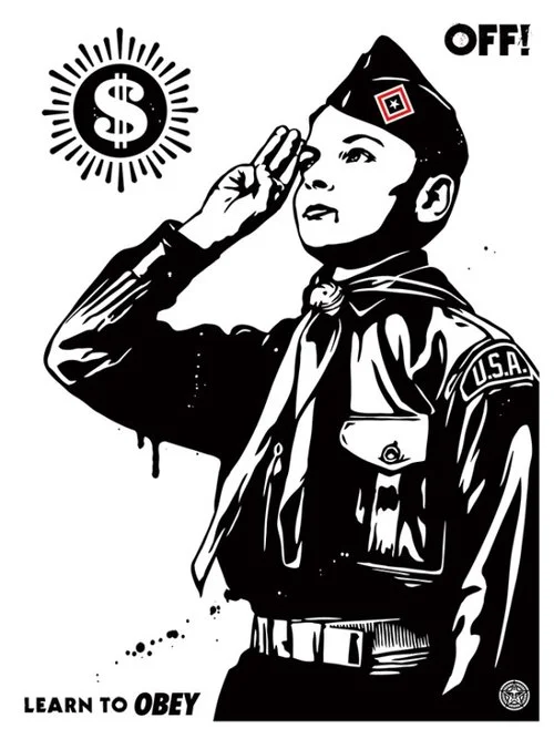 70. Learn To Obey - Obey - Shepard Fairey