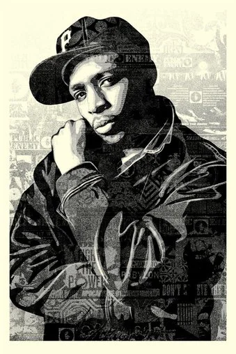 73. Chuck D Black Steel - Obey - Shepard Fairey