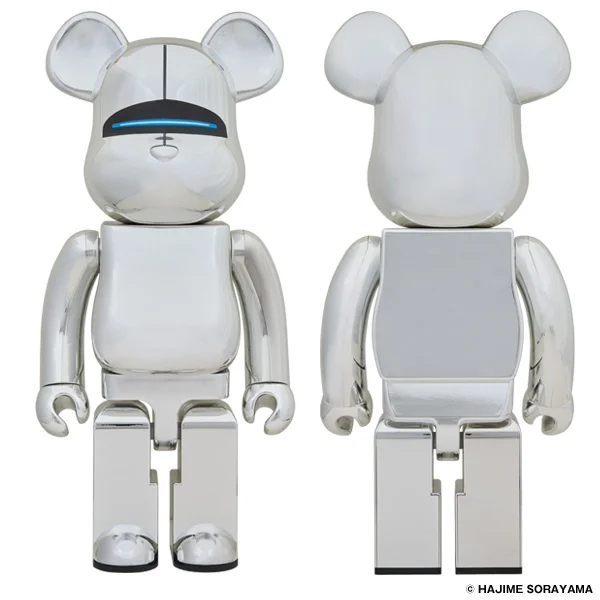 117.Sorayama Sexy Robot 1000% Silver - Be@rbrick