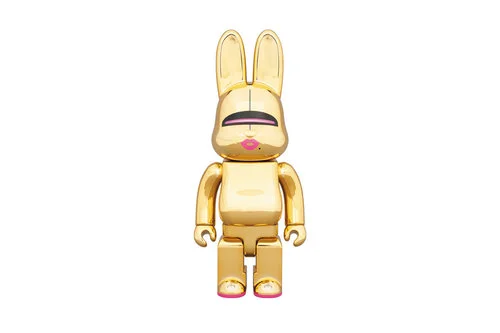 119. Sorayama Sexy Robot 400% GOLD (Rabbit) Signed - Be@rbrick