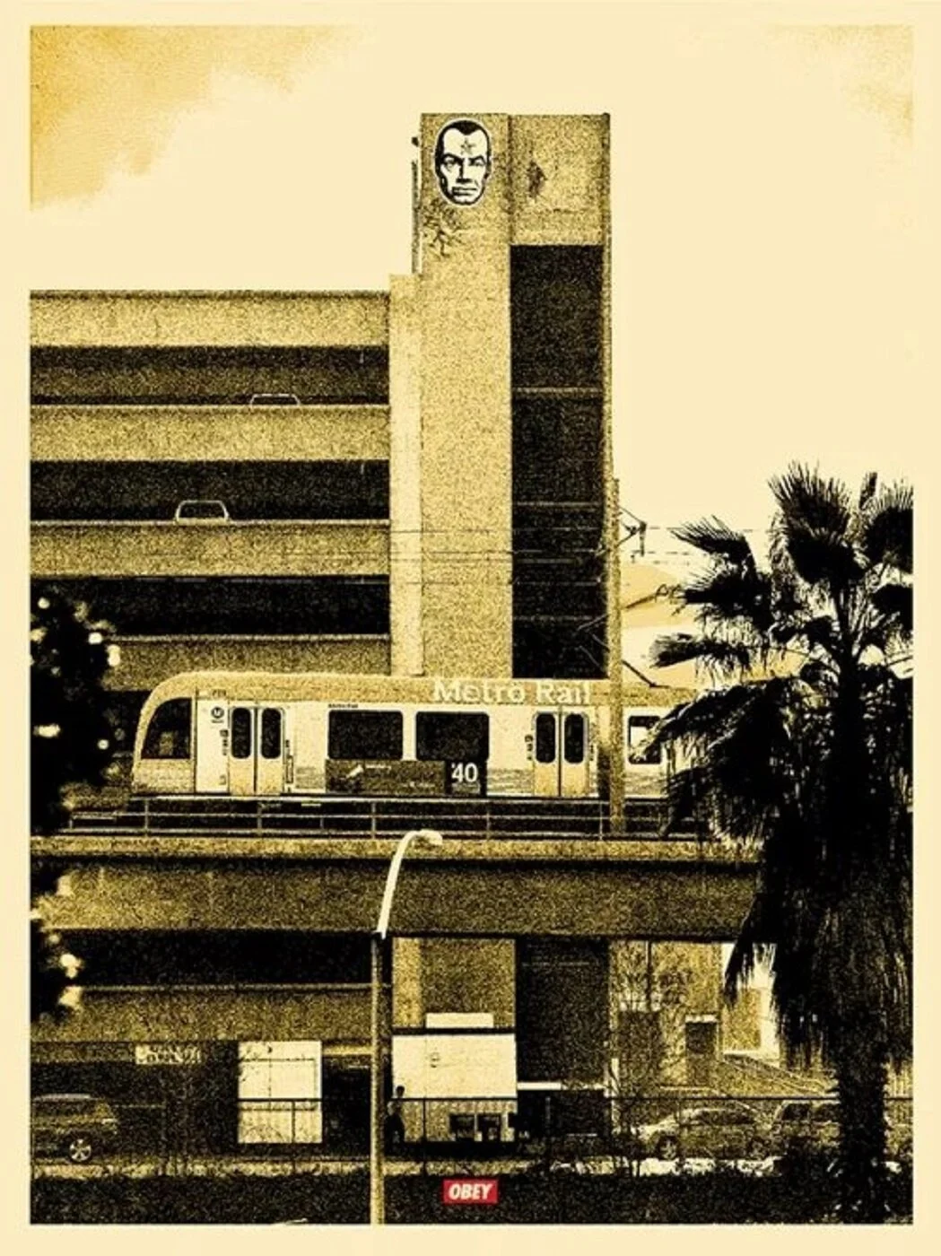 80. Covert to Overt: Big Brother (Gold) - Shepard Fairey (Obey)