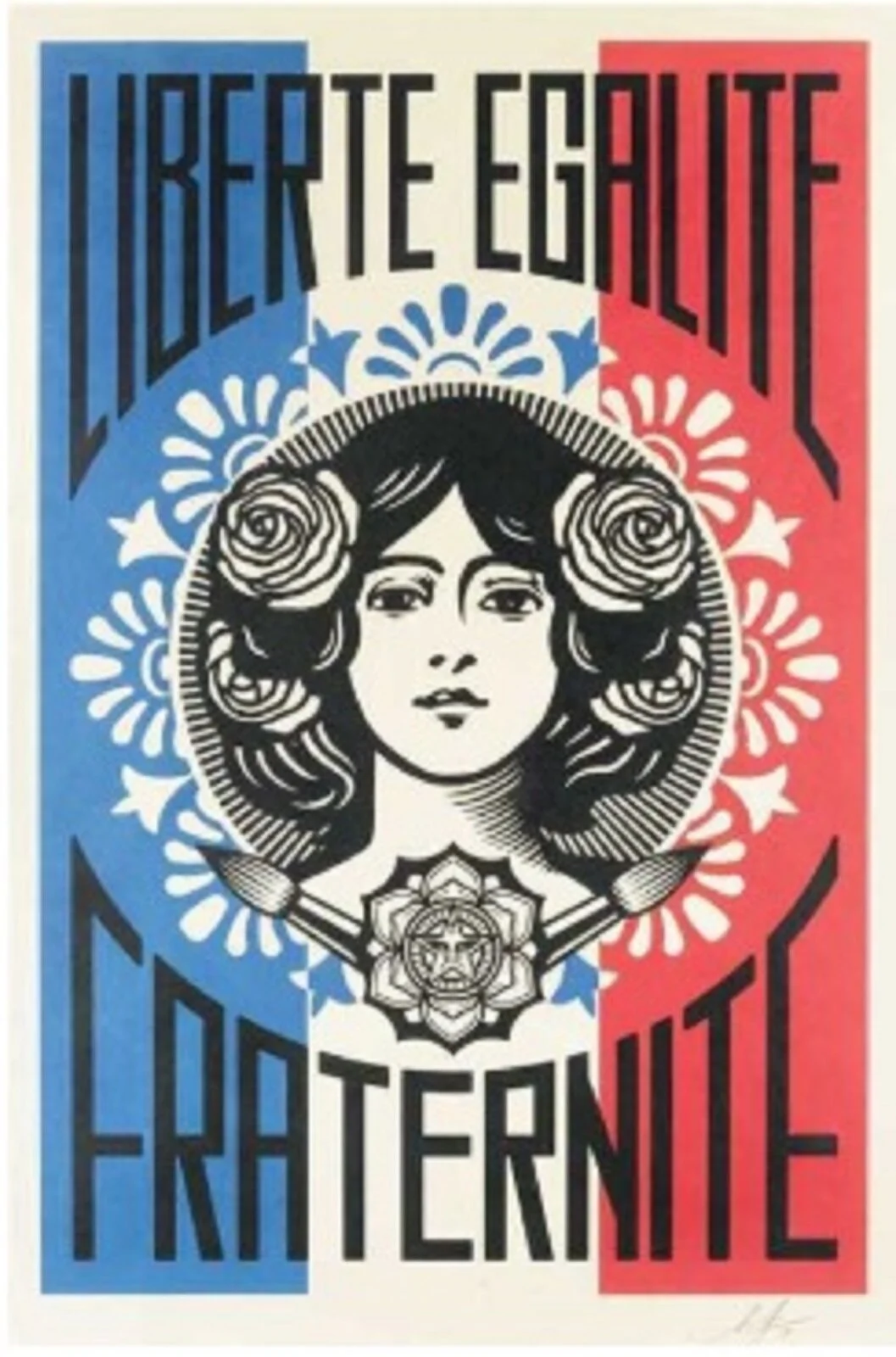 82. Liberté, Egalité, Fraternité (open edition) - Shepard Fairey (Obey)