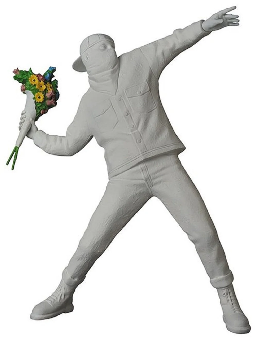 101. Flower Bomber White 2019 - Banksy