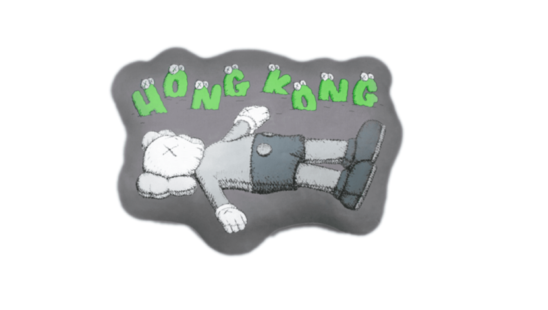 157. Kaws HK Cushion - Kaws