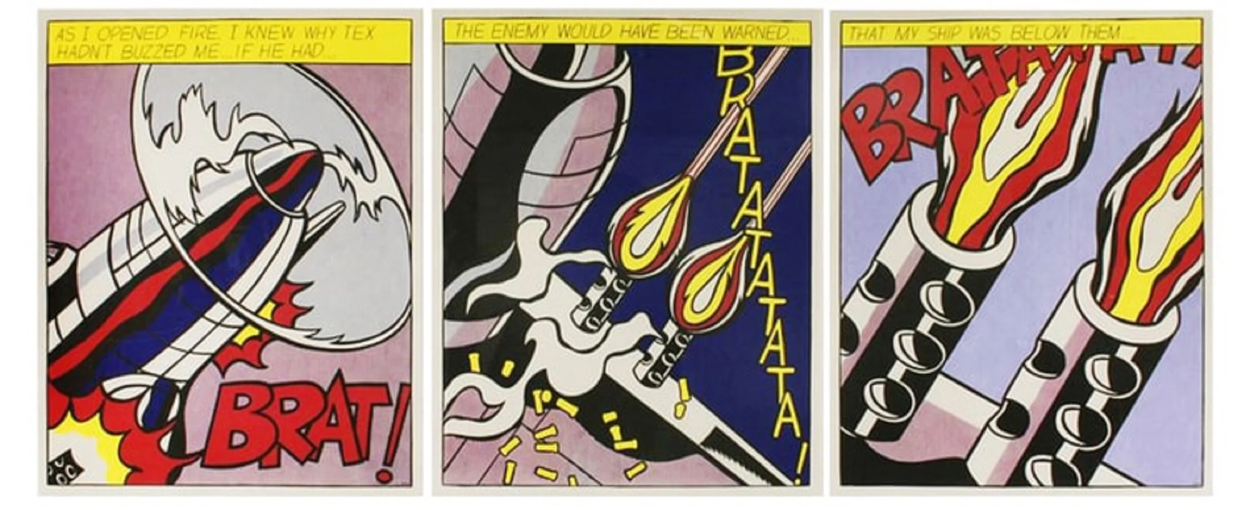 6. As I Opened Fire - Roy Lichtenstein