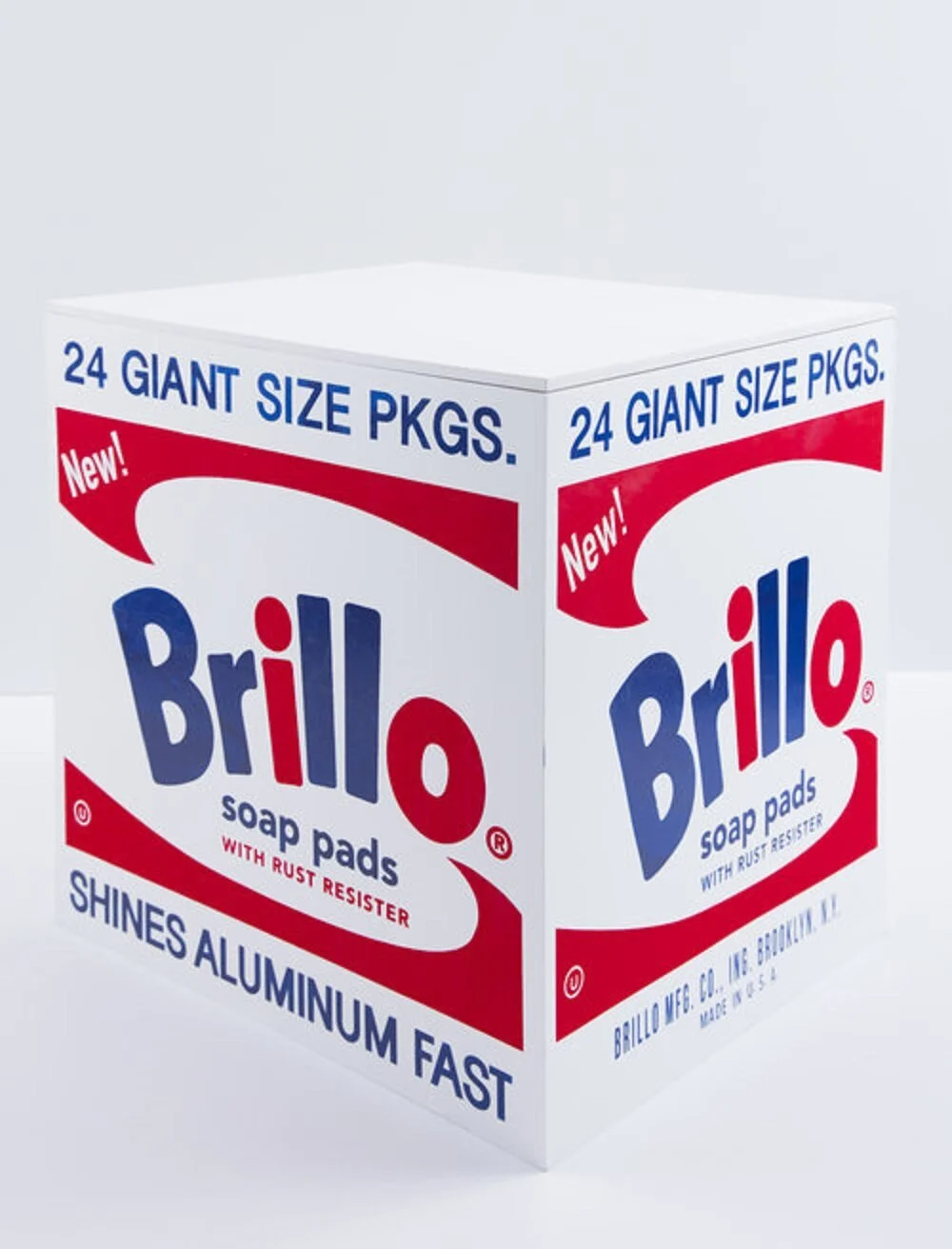 8. Brillo Box White - Andy (after) Warhol