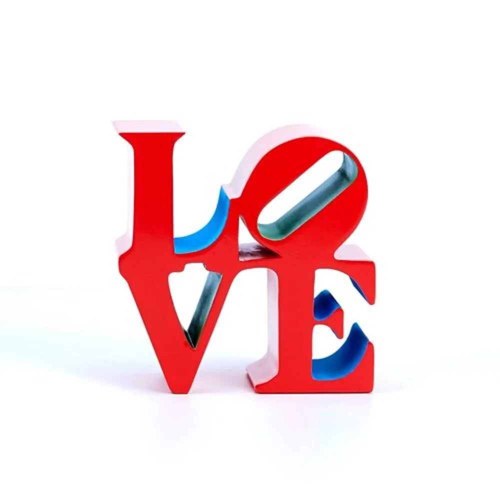 10. Red/Blue/Green LOVE - Robert Indiana