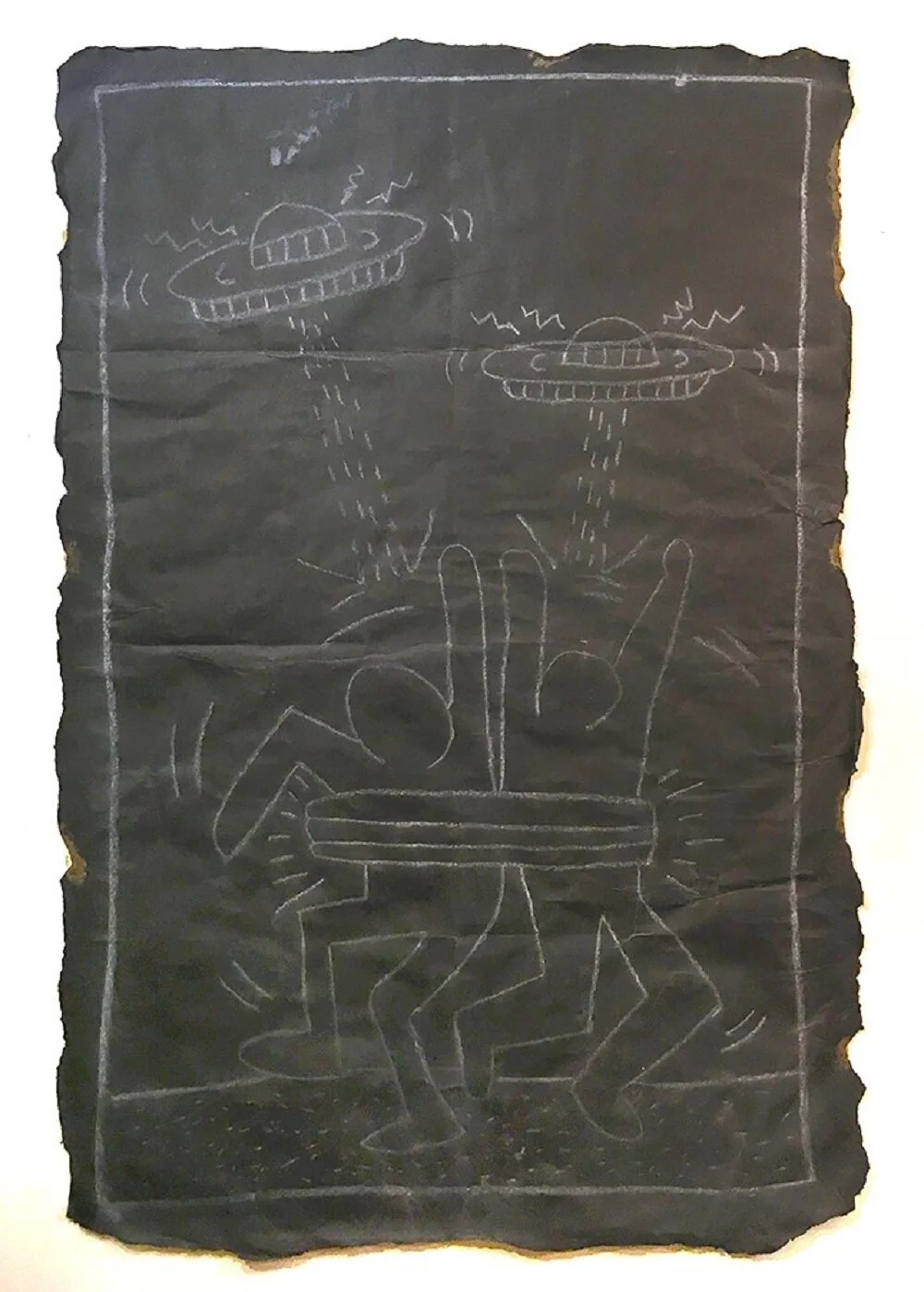 18. Subway Drawing- Keith Haring