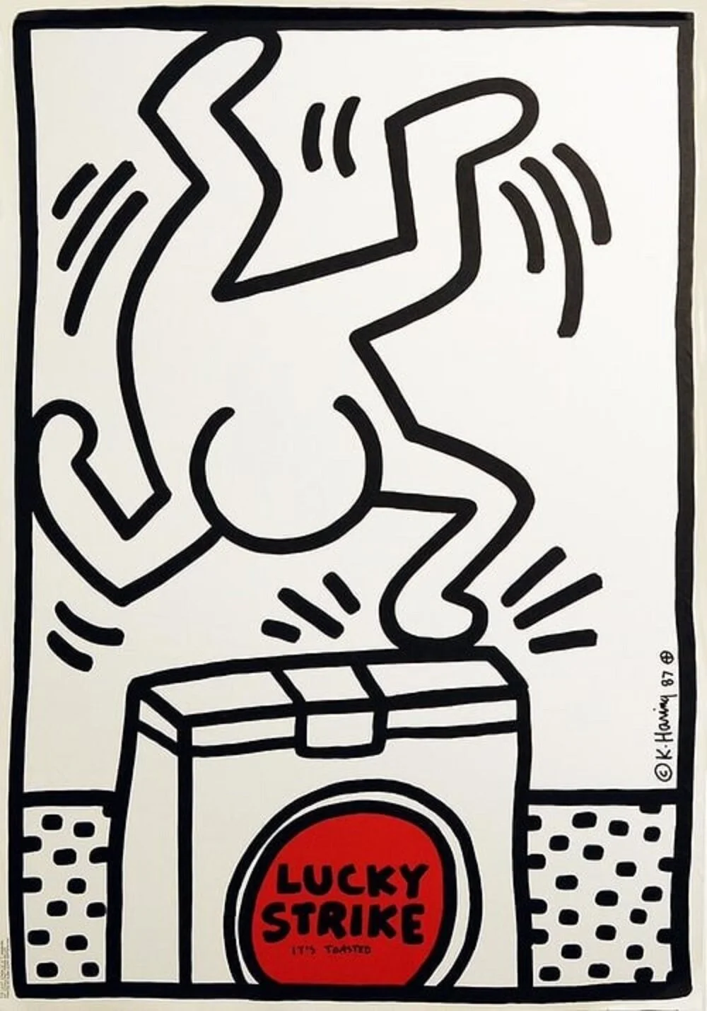 22. Lucky Strike (White) - Keith Haring