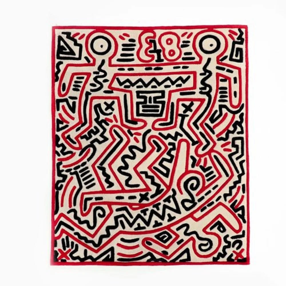 24. Carpet Untitled 4 - Keith Haring