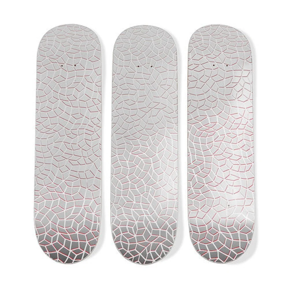 34. Infinity Nets Skateboard Triptych	- Yayoi Kusama
