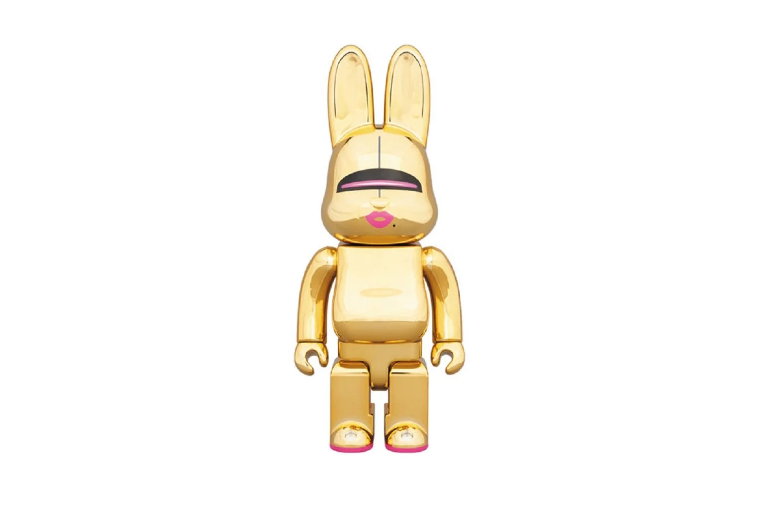 116. Sorayama Sexy Robot 400% GOLD (Rabbit) - Be@rbrick