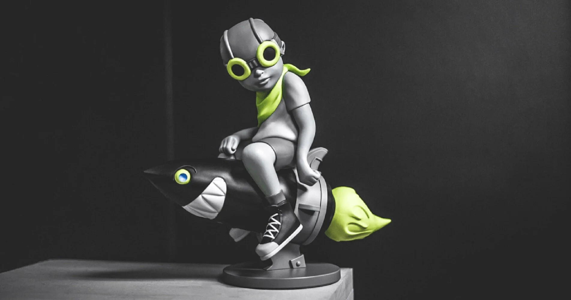 120. Fly Boy Beyond The Beyond Gray Volt - Hebru Brantley