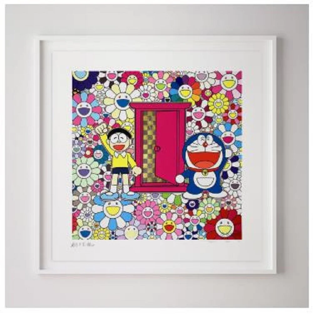 58. We Came to the Field of Flowers Through Anywhere Door (Dokodemo Door) ! - Takashi Murakami