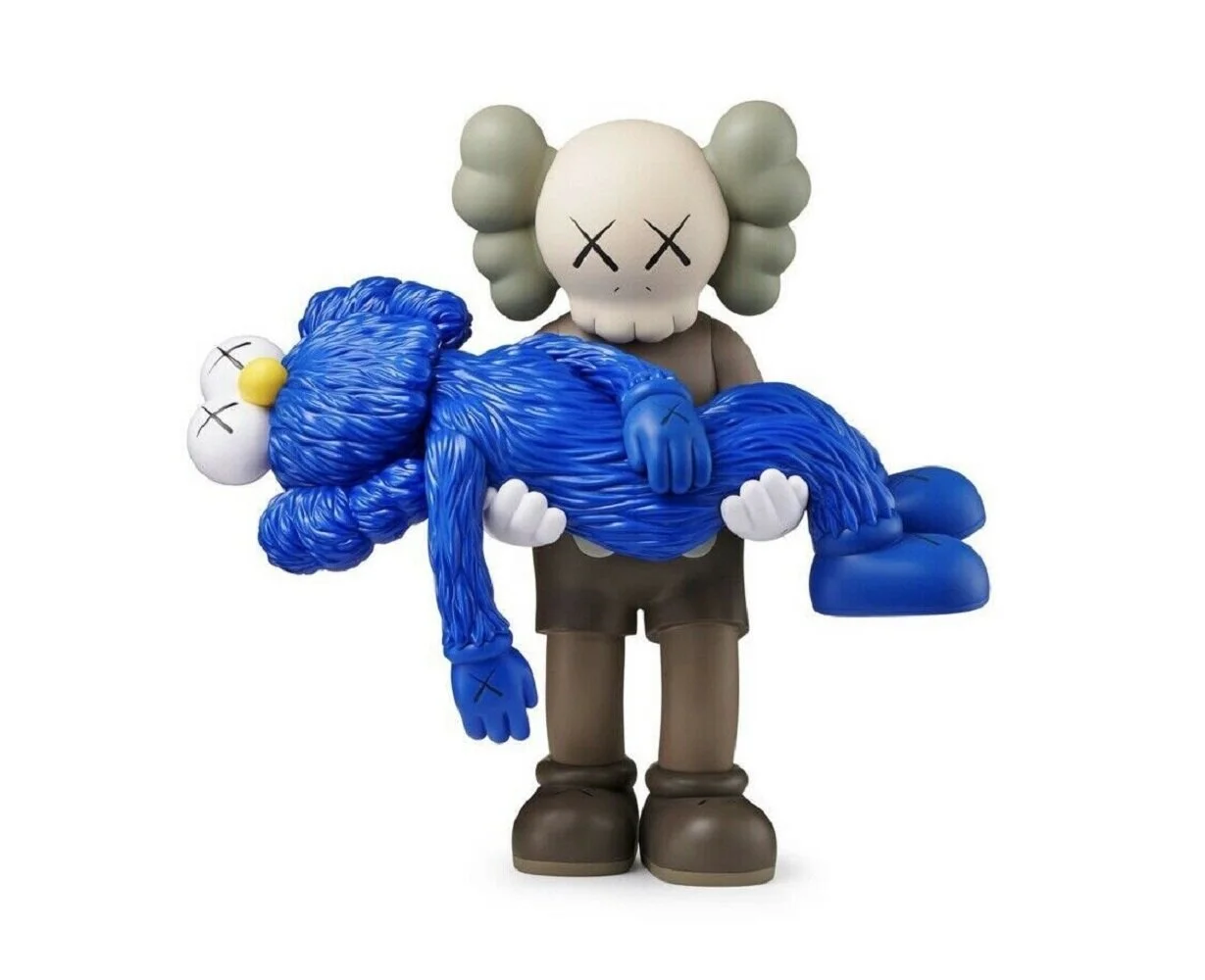 131.	Gone (Companion Brown and BFF Blue) -  Kaws