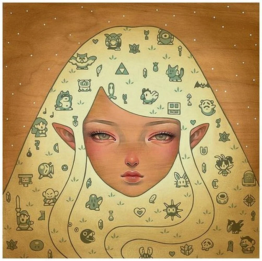 81. Dreaming of Koholint Island (Legend of Zelda) - Audrey Kawasaki
