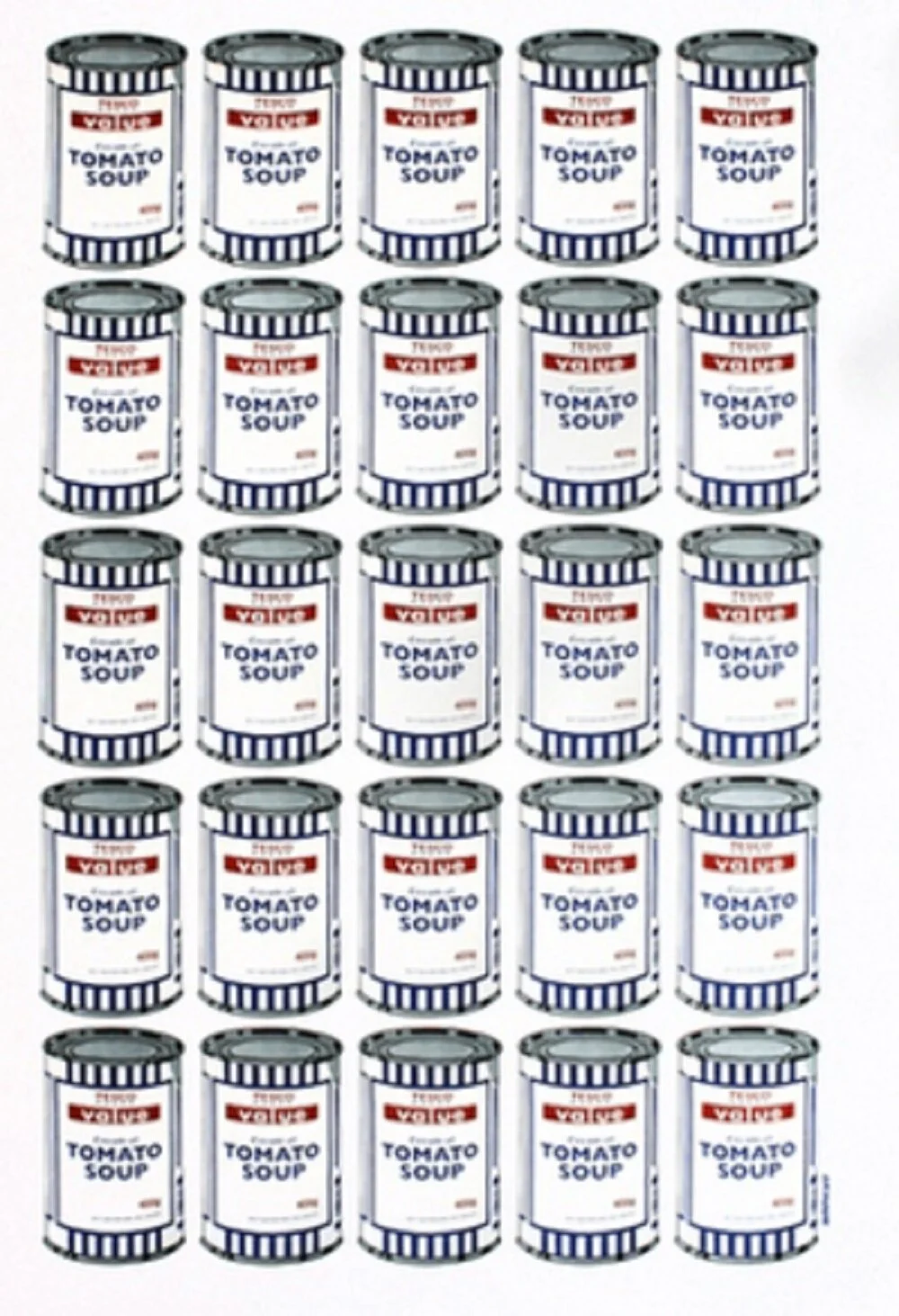 83. Tesco Soup Cans Lithograph	- Banksy