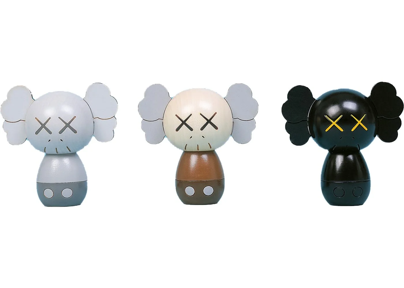 144.	Kokeshi Doll Set of 3 (Holiday Japan 2019) - Kaws
