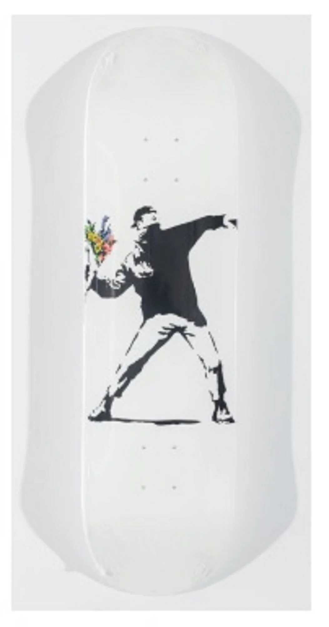 86. Flower Bomber Skate Deck - Banksy
