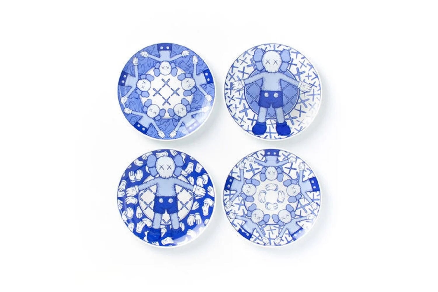 152.	Set of Taipei Plates - Kaws