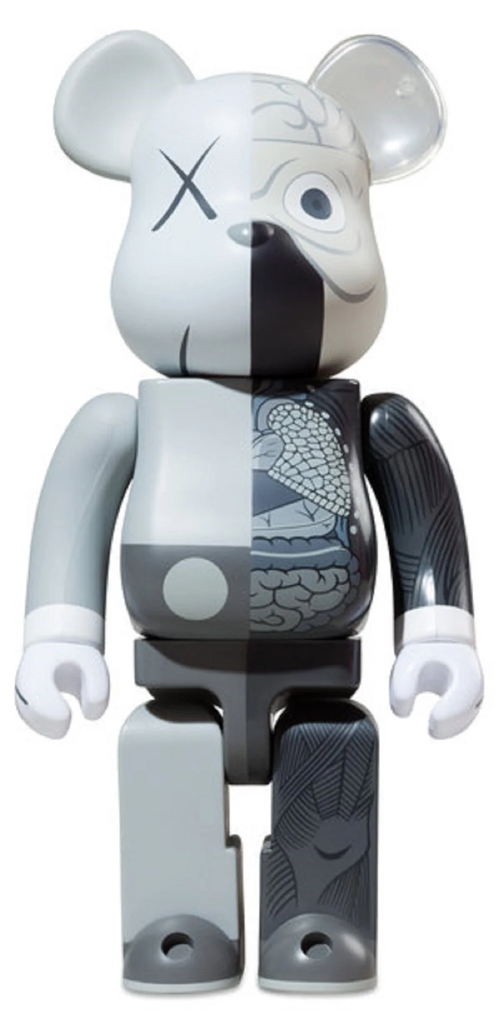 98. Kaws Dissected Gray 400%	- Be@rbrick