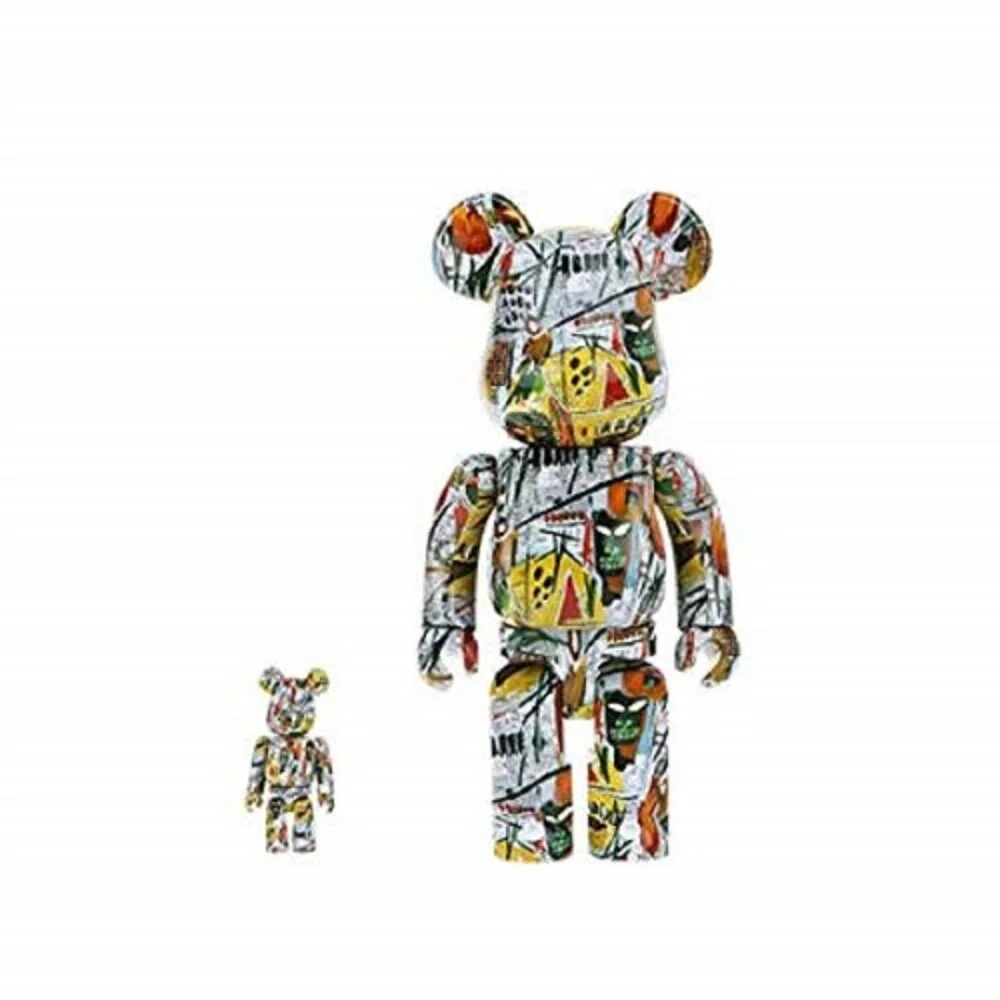 99. Basquiat 100+400% 2018 White (V1) - Be@rbrick