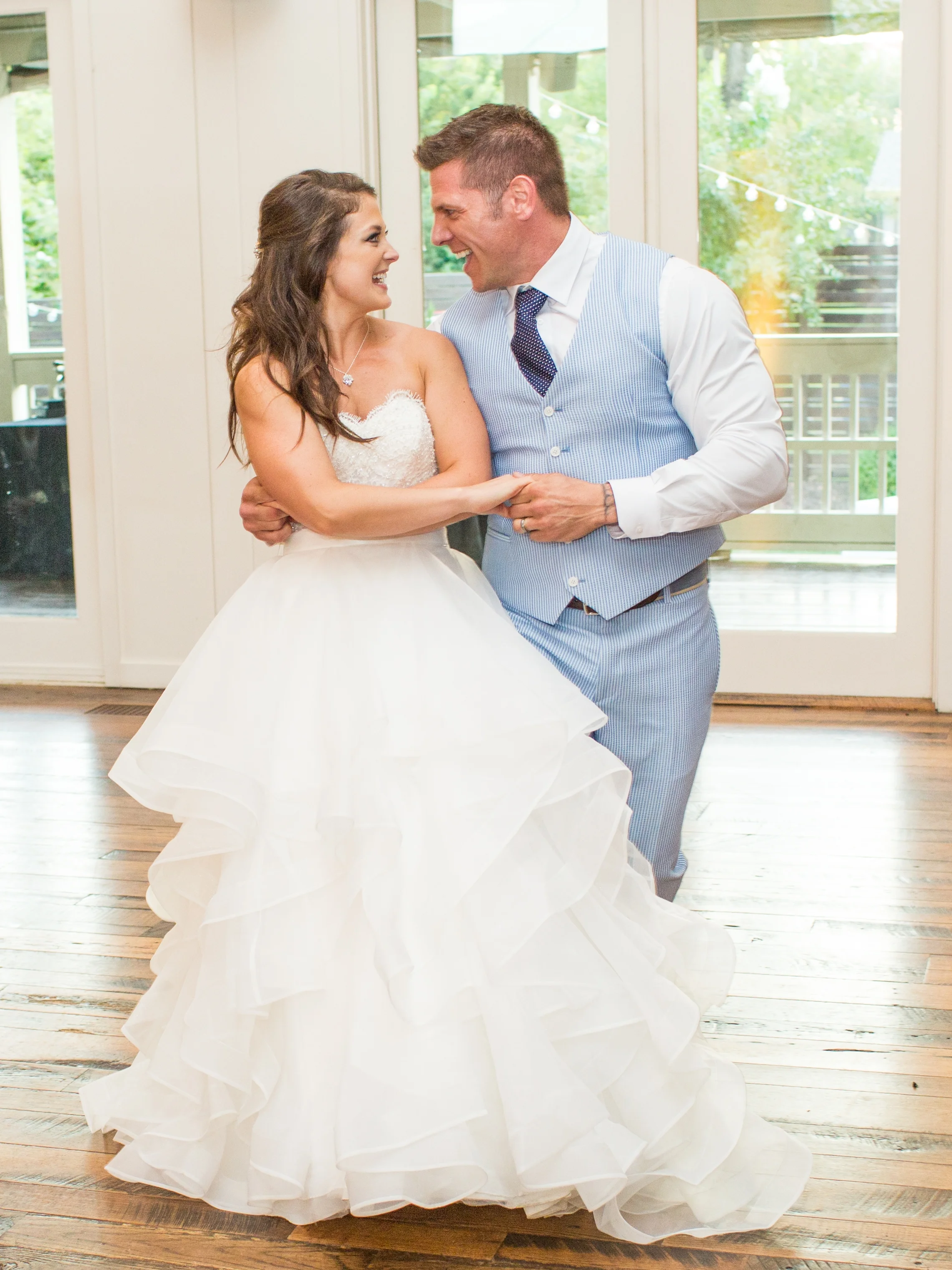 Photo by Matt Andrews Photography featuring Duet's students Megan and Donnie at their wedding.