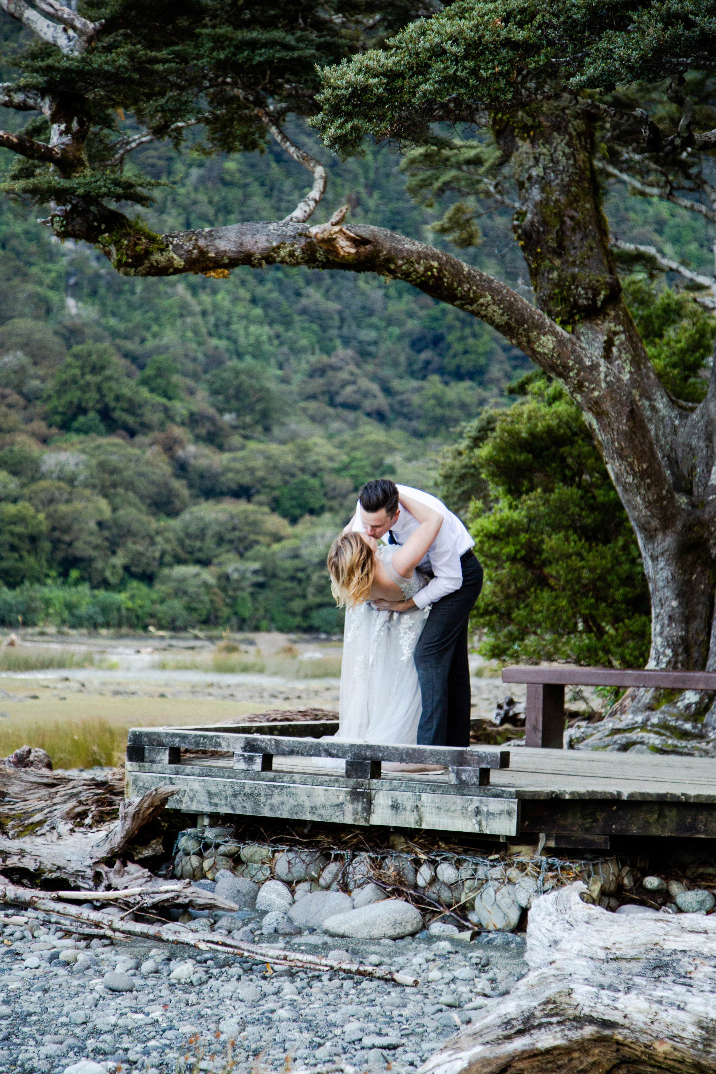 A single kiss from mother to baby