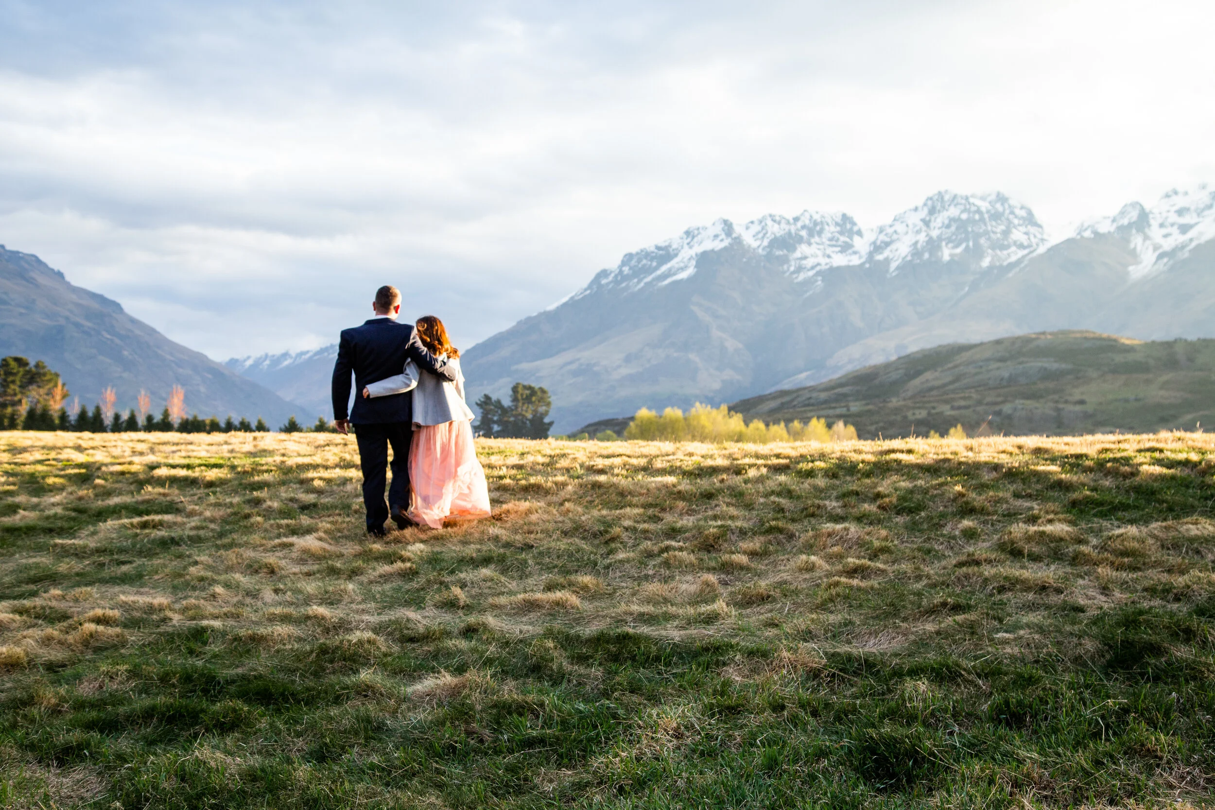 Scenic portrait in queenstown