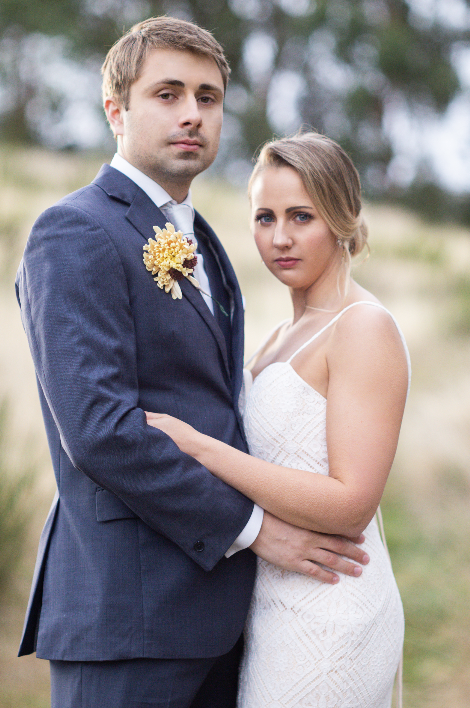 Couple Portrait on Wedding Day