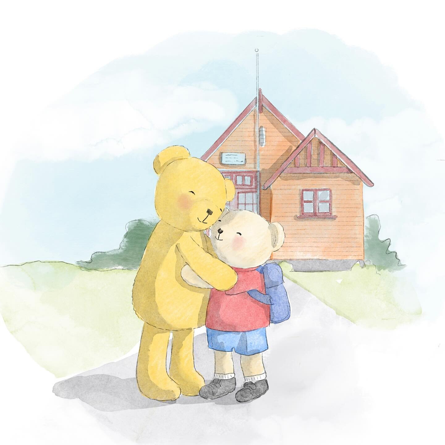 Back to school! 
The biggest hugs to all the little ones heading off on their first day this week. And maybe some reassuring hugs for the parents as well 🥰