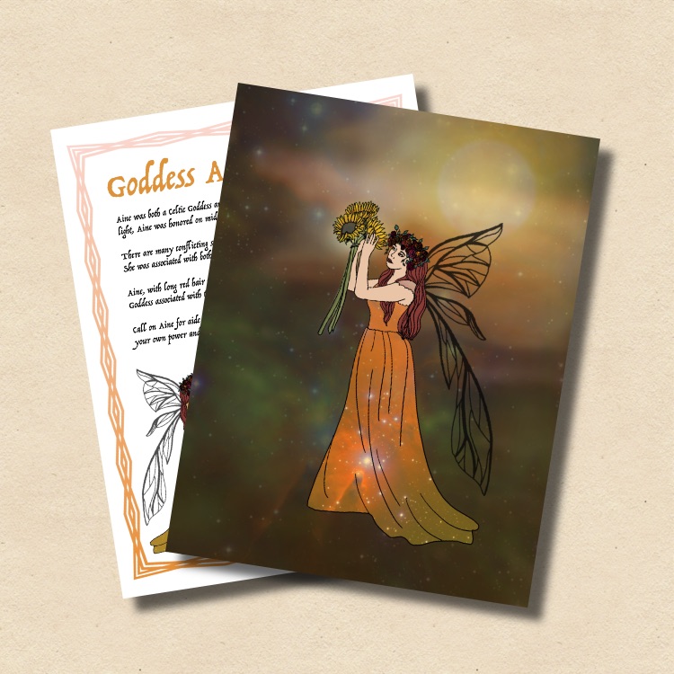 For more information on the Goddess Aine, read our  Litha issue of Witchology Magazine.