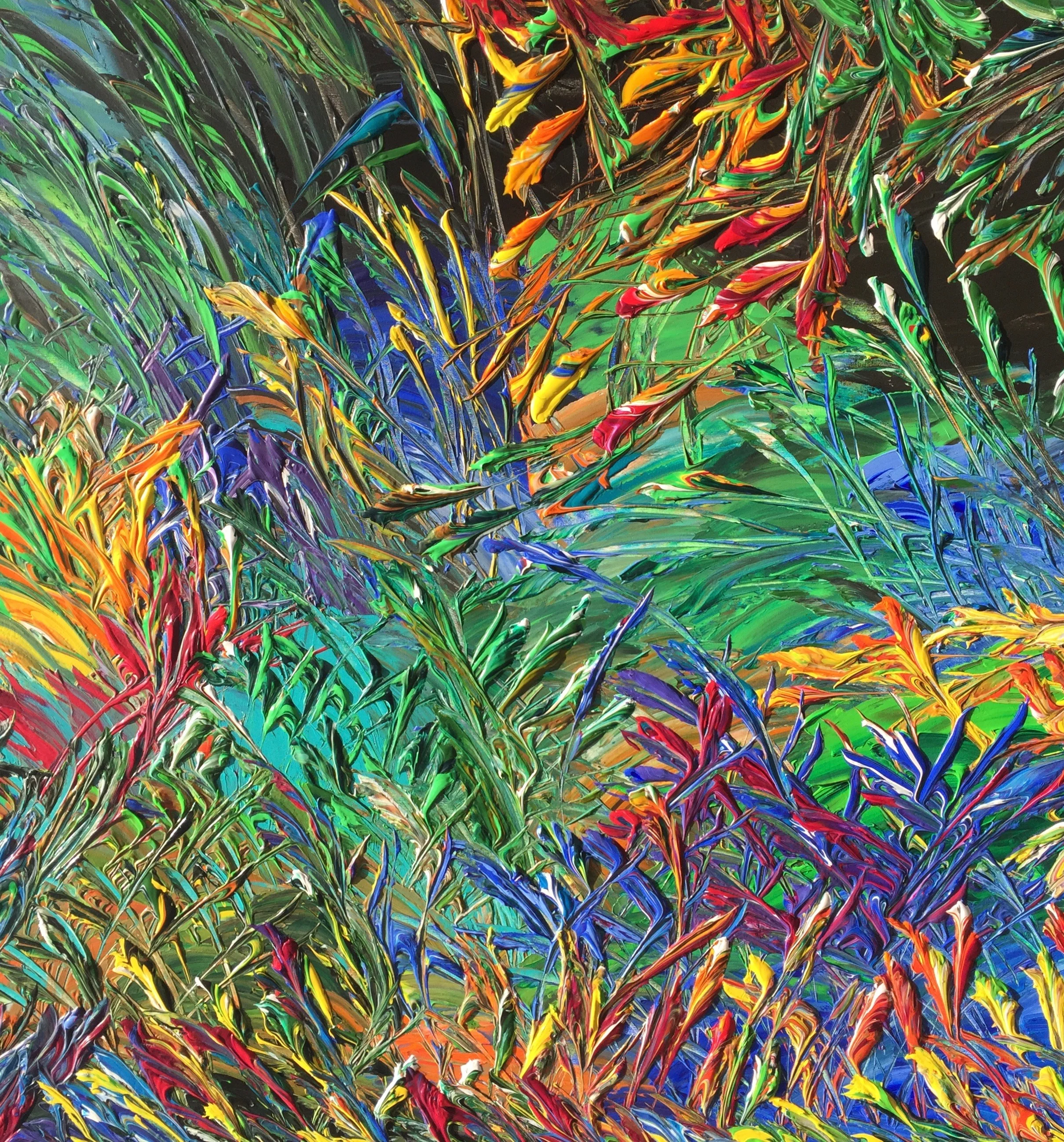 "Jungle Rhythms Wild Flowers"