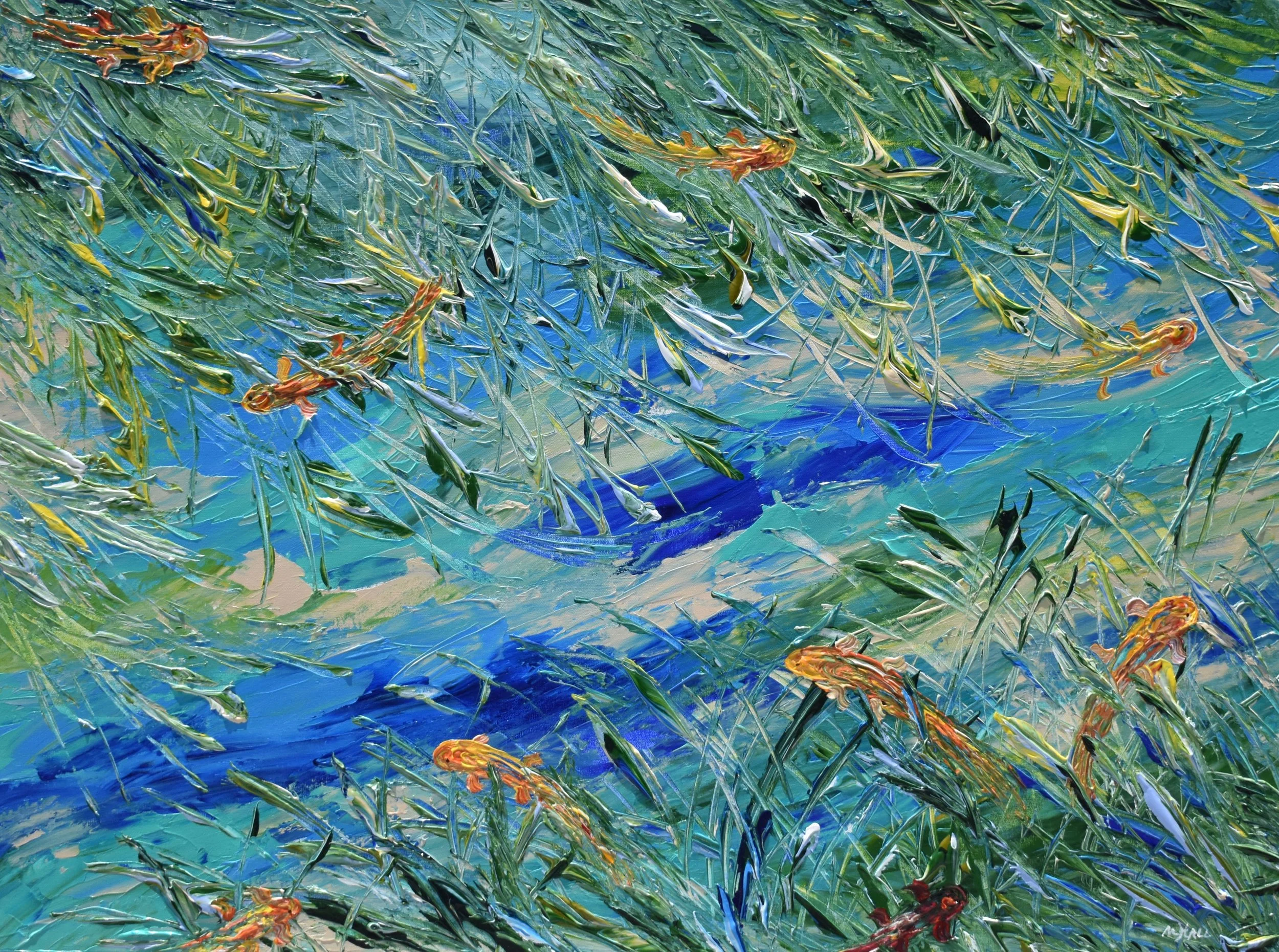 "Mystic Koi Pond II"