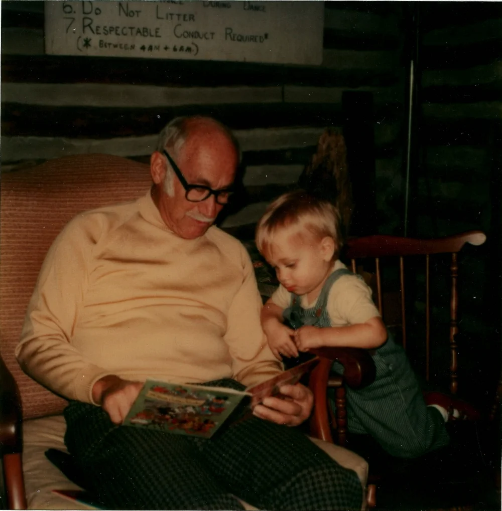Chuck's father Walter and son Dan Auerbach