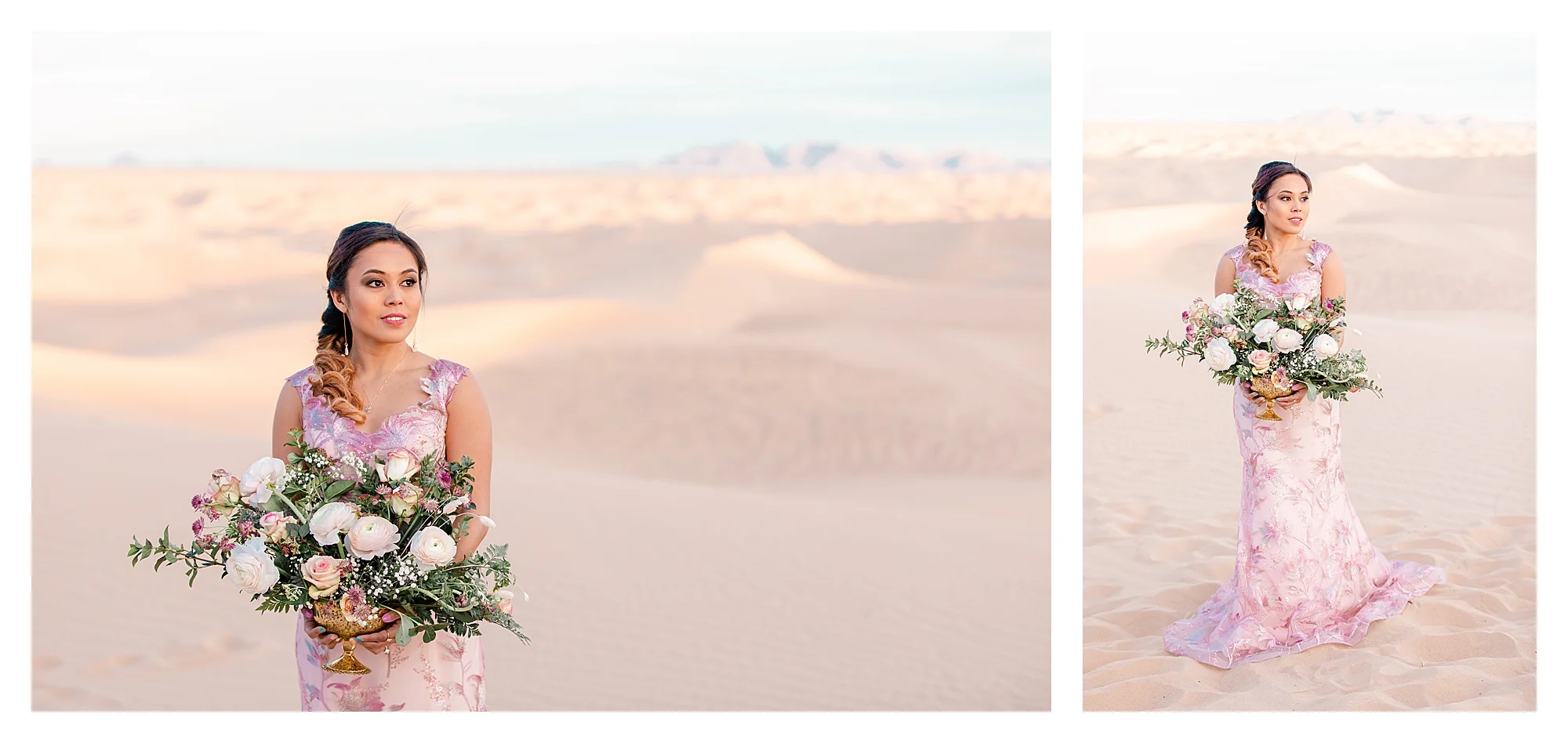 Sand Dunes Bridal Shoot Southern California Wedding Elopement Elope