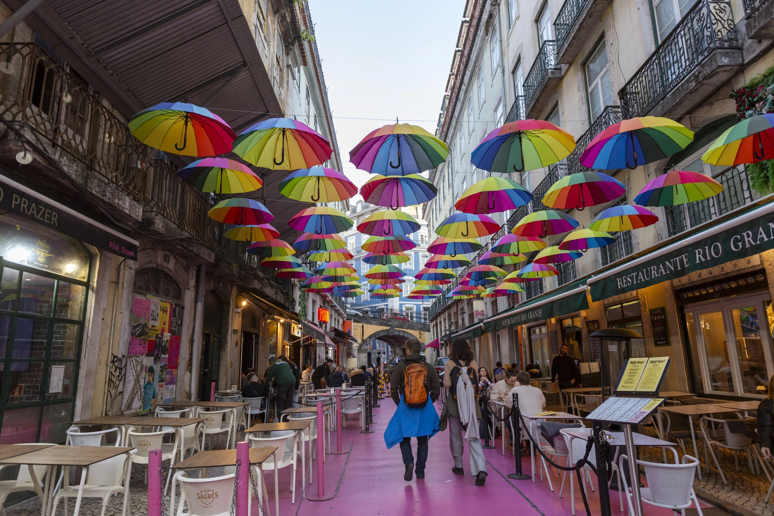 Lisbon Pink Street