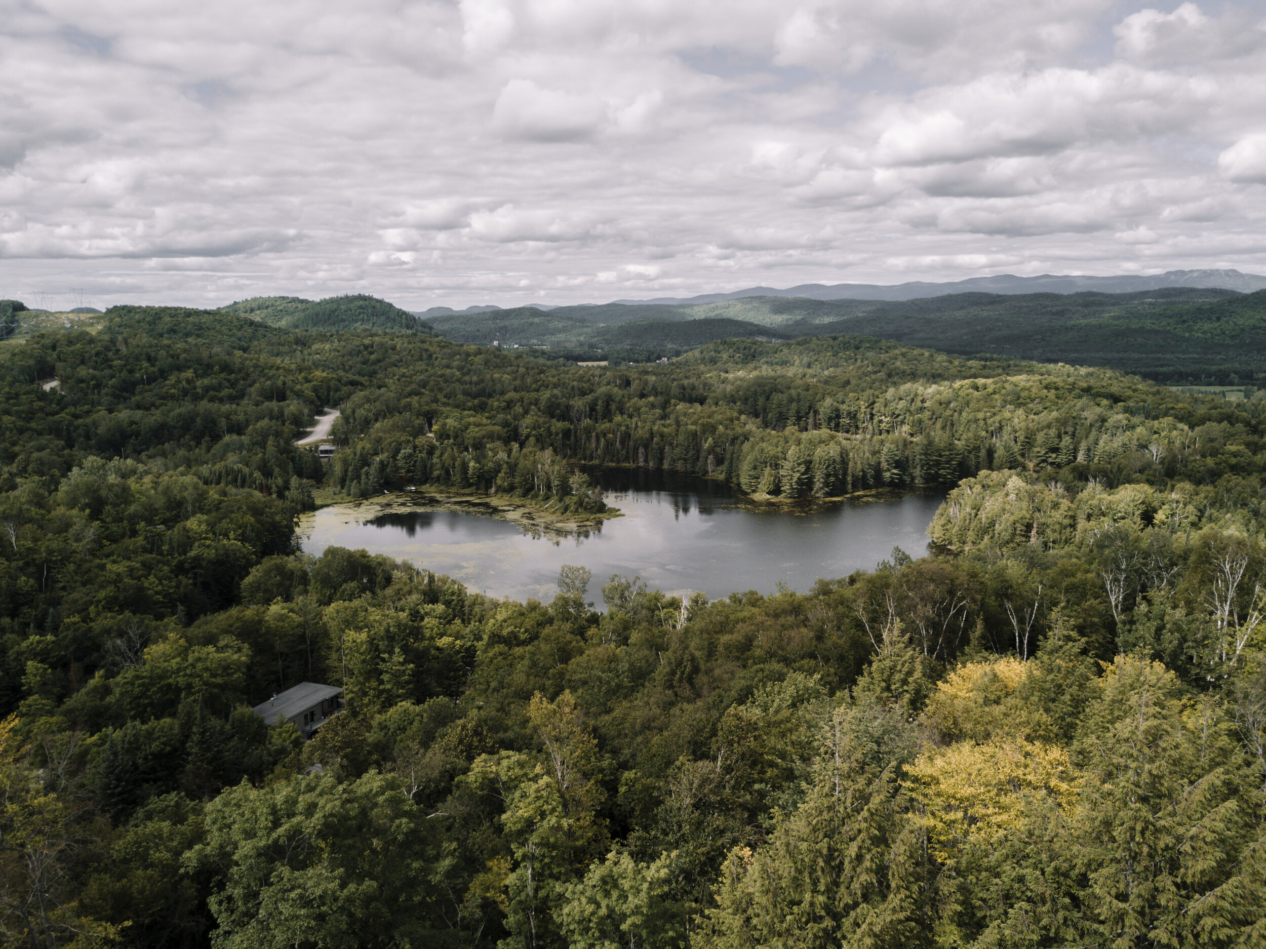 Aerial view of Hinterhouse