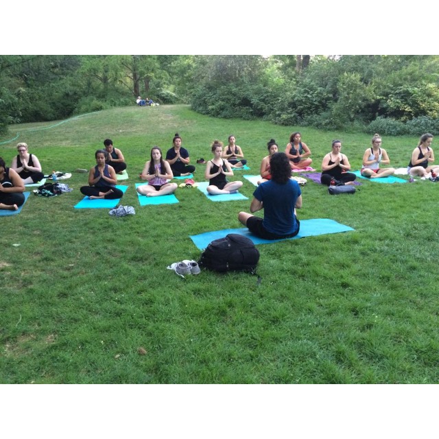   Yoga in Strawberry Fields  