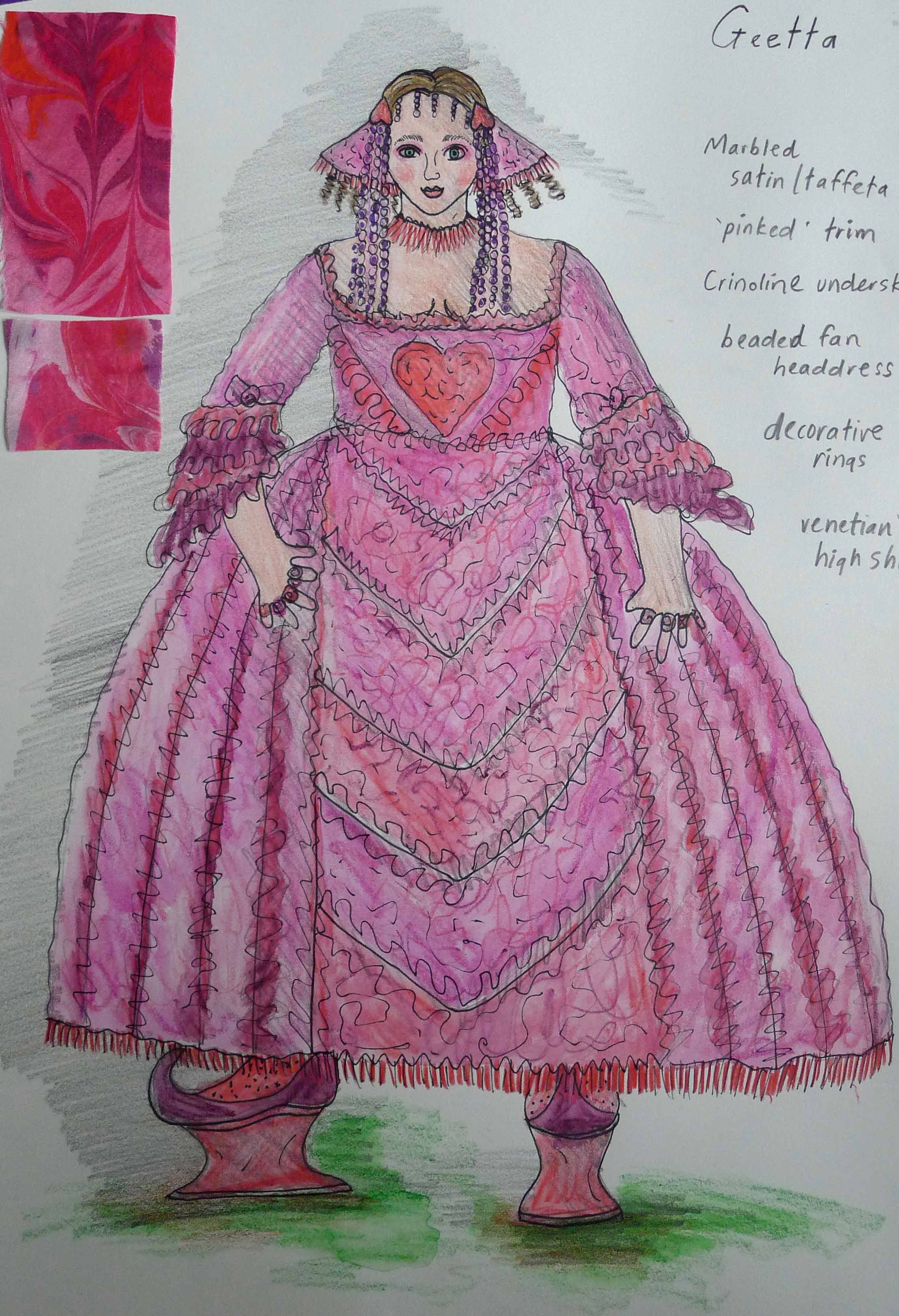  Geetta costume drawing 