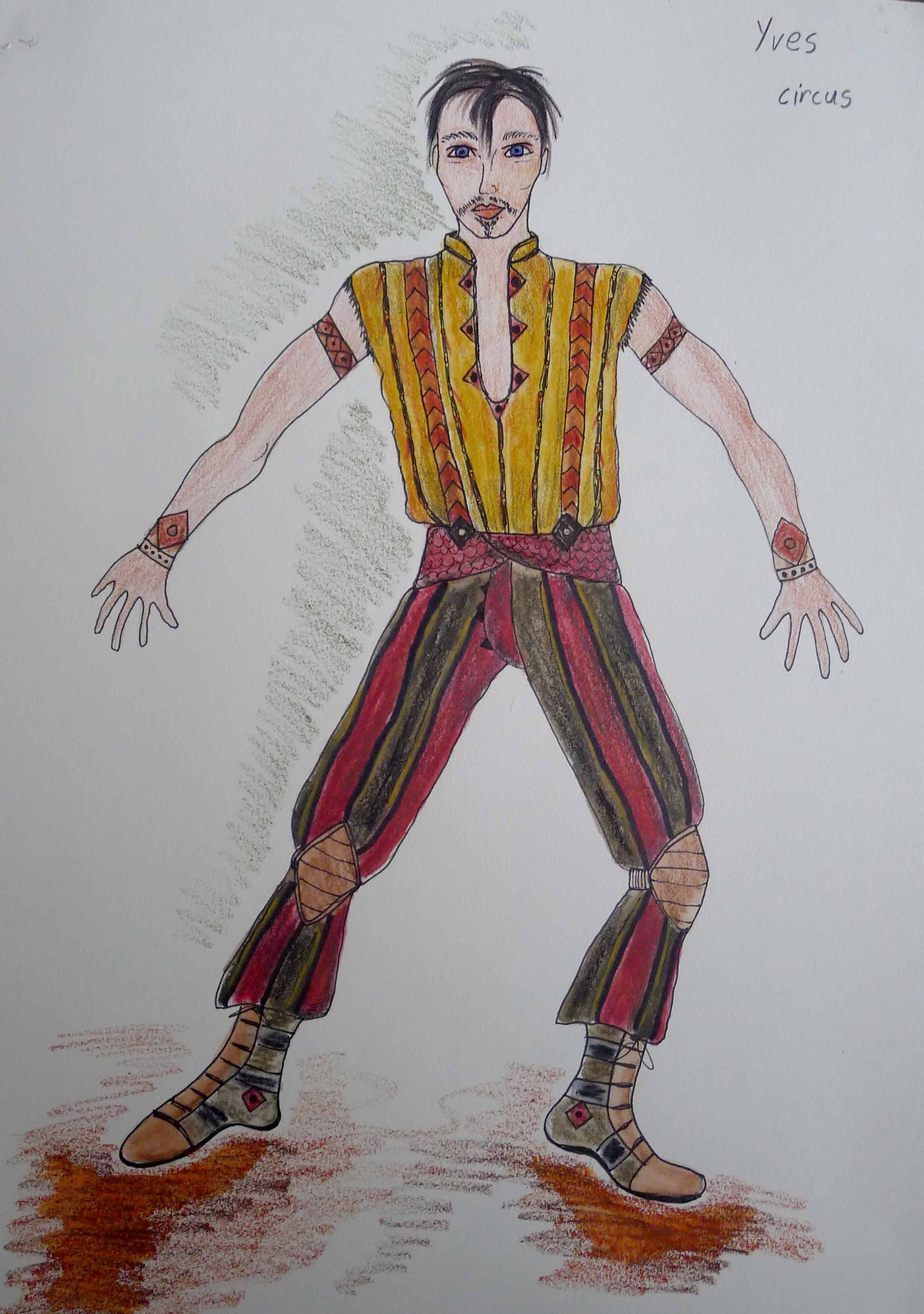  Yve in circus costume 