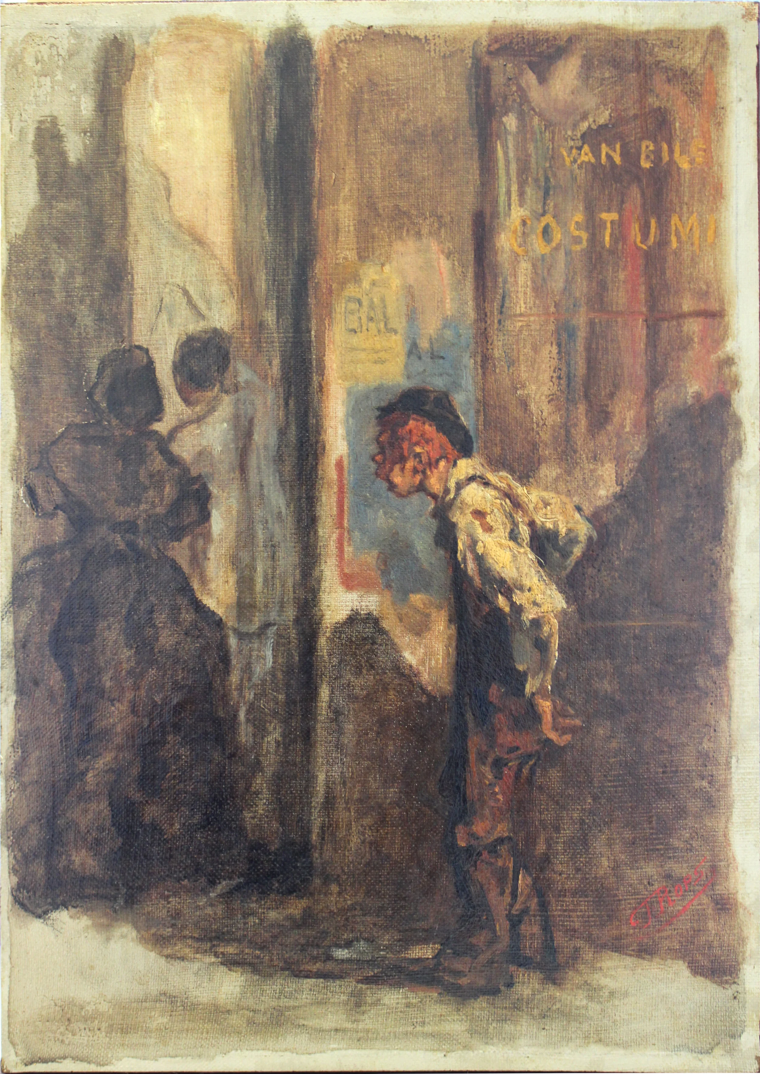 Rops - Entrée au bal - Après traitement de restauration.jpg