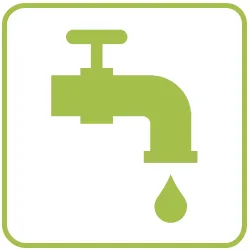 Risparmio dell'acqua grazie all'innovativo design e all'utilizzo dello sfagno