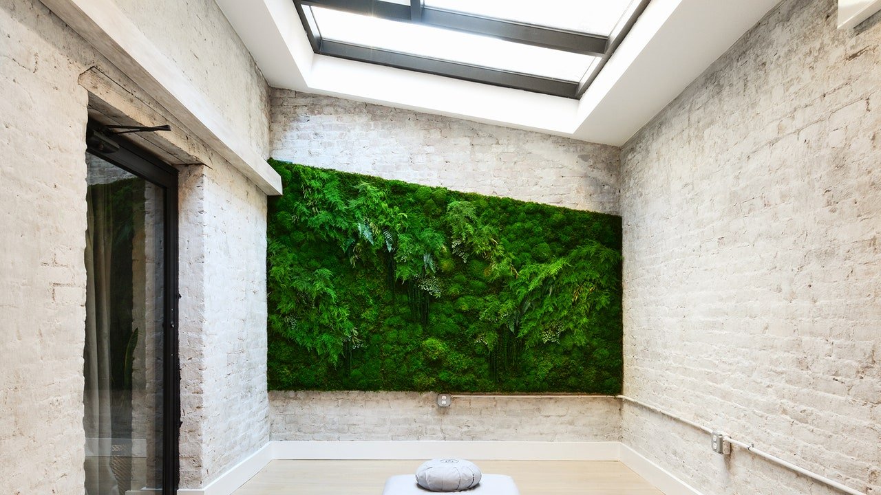 Giardino verticale stabilizzato - MOSS&PLANTS FLORESTA - Greenarea - in  pannelli modulari / in muschio / da interno