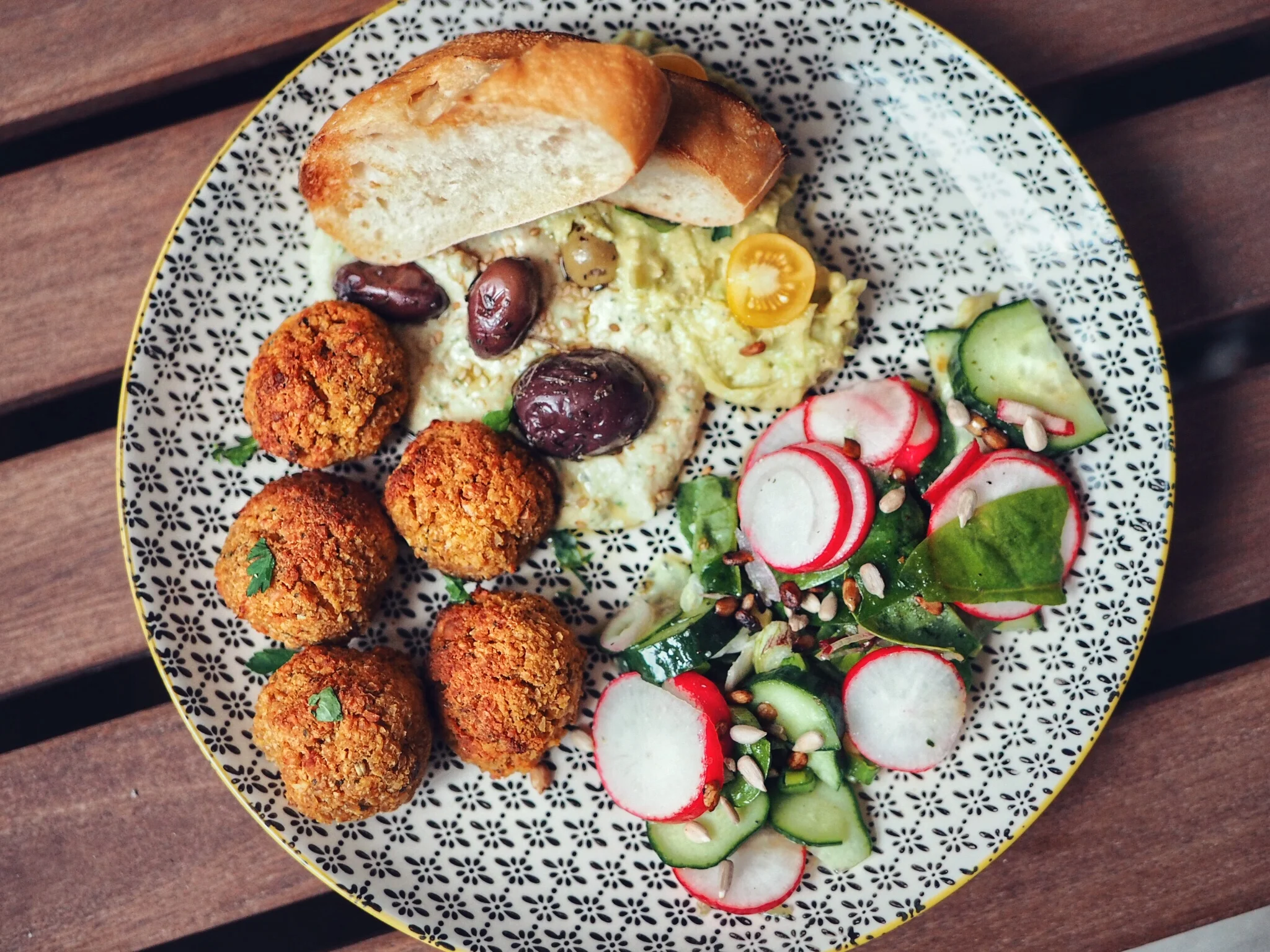 Süßkartoffel-Falafel aus dem Ofen